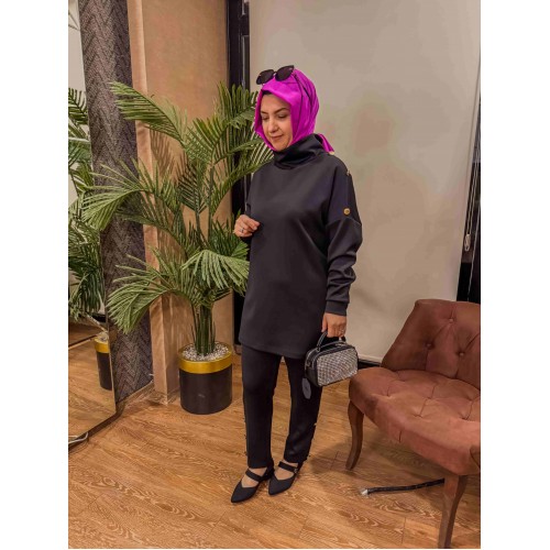 Gold detaylı ikili takım 