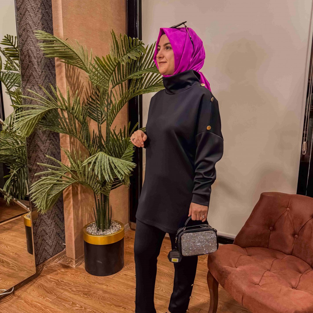 Gold detaylı ikili takım 