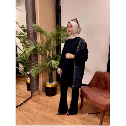 Zımba detaylı tunik